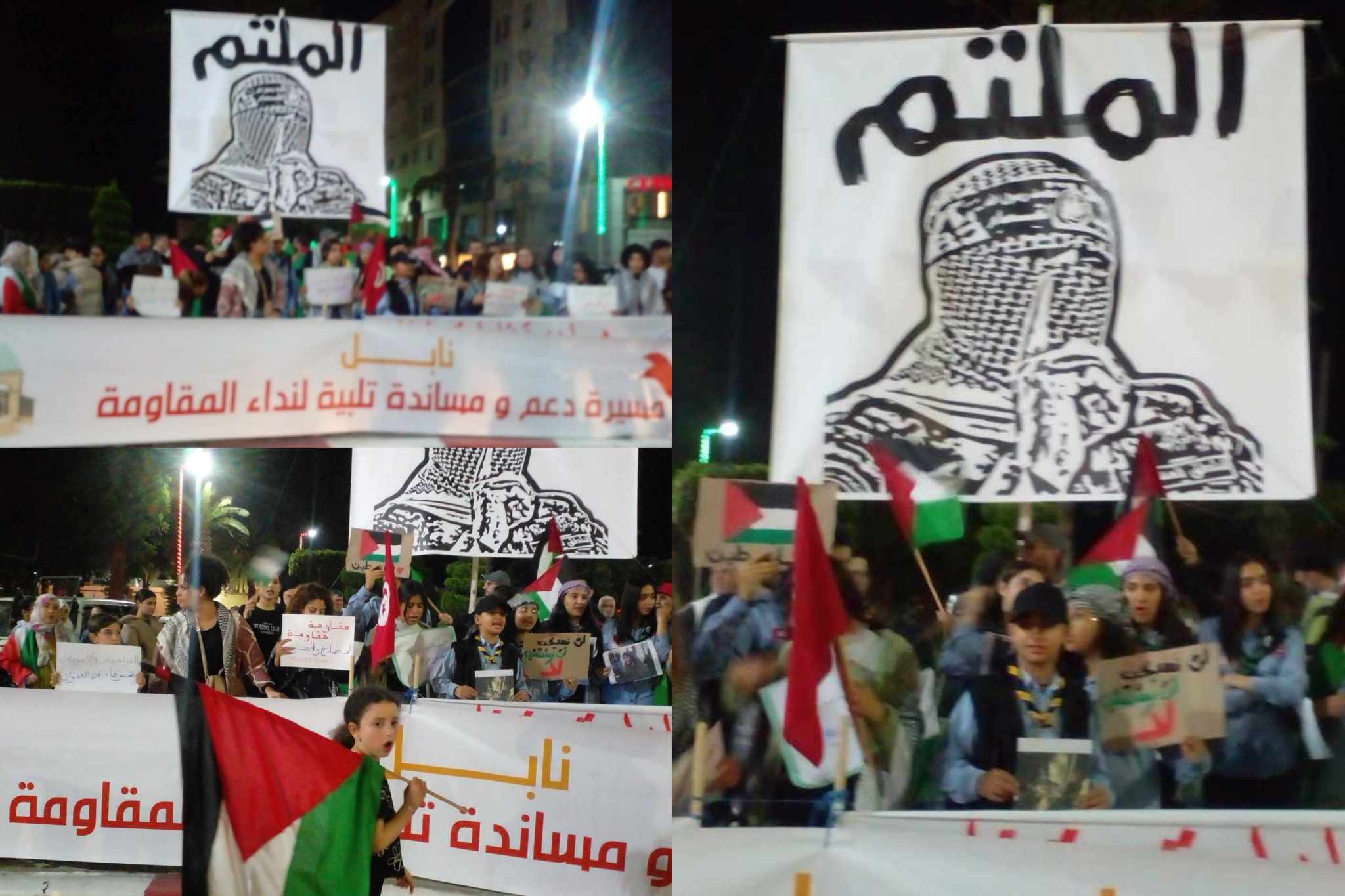 صور/ نابل ..مسيرة  مساندة للقضية  الفلسطينية