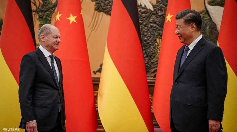 الرئيس الصيني يطلب من المُستشار الألماني إيجاد "أرضية مُشتركة"؟؟