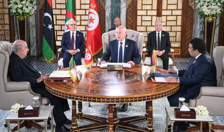 تفاصيل البيان الختامي المشترك لأشغال الاجتماع التشاوري الأول بين رؤساء تونس والجزائر و ليبيا 