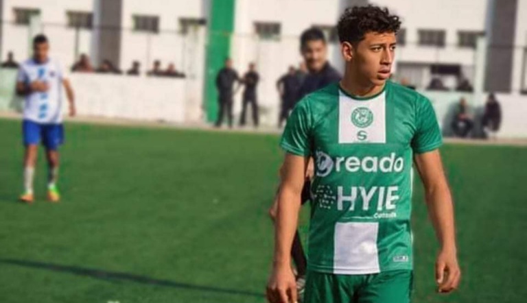 وفد من جمعية بئرمشارقة يزور لاعب منزل بورقيبة البولاهمي 