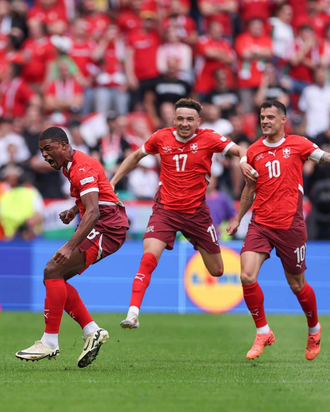 يورو 2024: سويسرا تلتحق بألمانيا في صدارة المجموعة الاولى 