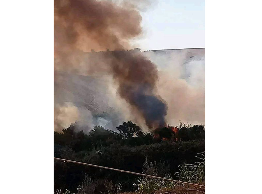  جومين : السيطرة على حريق بضيعة فلاحية  