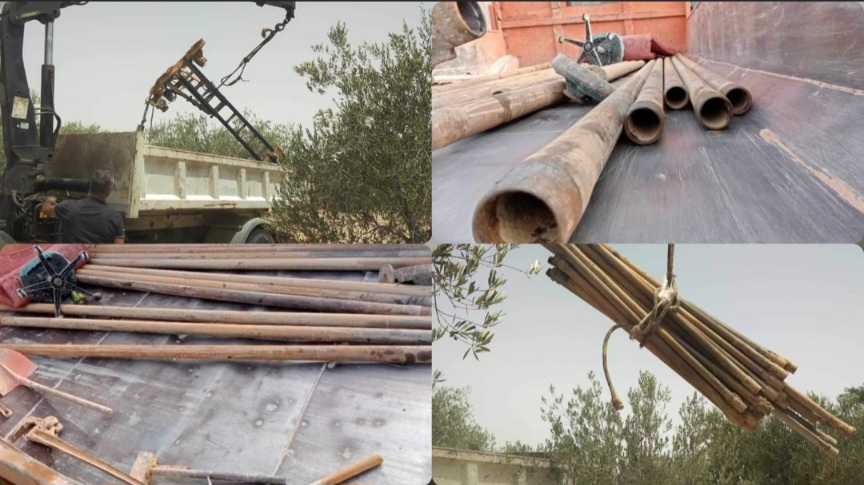 القيروان..حجز معدات حفر لآبار عشوائية القيروان..حجز معدات حفر لآبار عشوائية