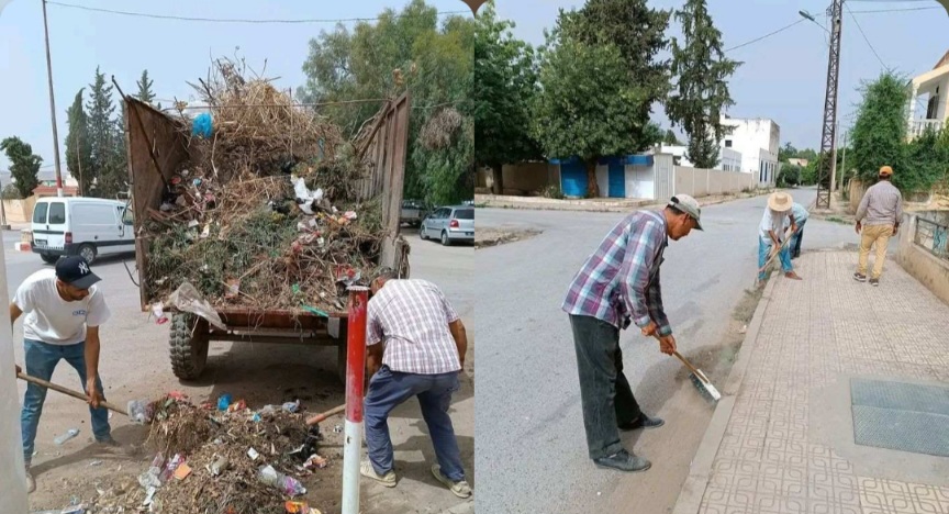 وادي مليز .. حملة نظافة وسط المدينة وادي مليز .. حملة نظافة وسط المدينة