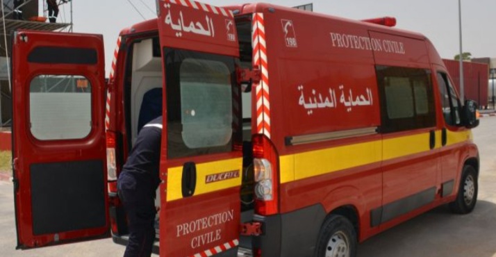  منوبة .. نقل 6 مصابين  في حادث مرور الى المستشفيات..