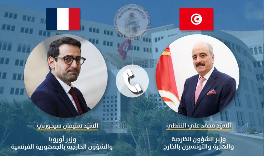 وزير الخارجية ونظيره الفرنسي يؤكدان على ضرورة إنجاح الاستحقاقات الثنائية القادمة 