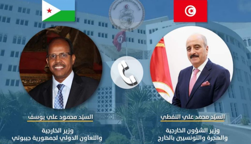 التأكيد على اهمية تنويع علاقات التعاون خلال اتصال هاتفي بين وزير الخارجية ونظيره في جمهورية جيبوتي