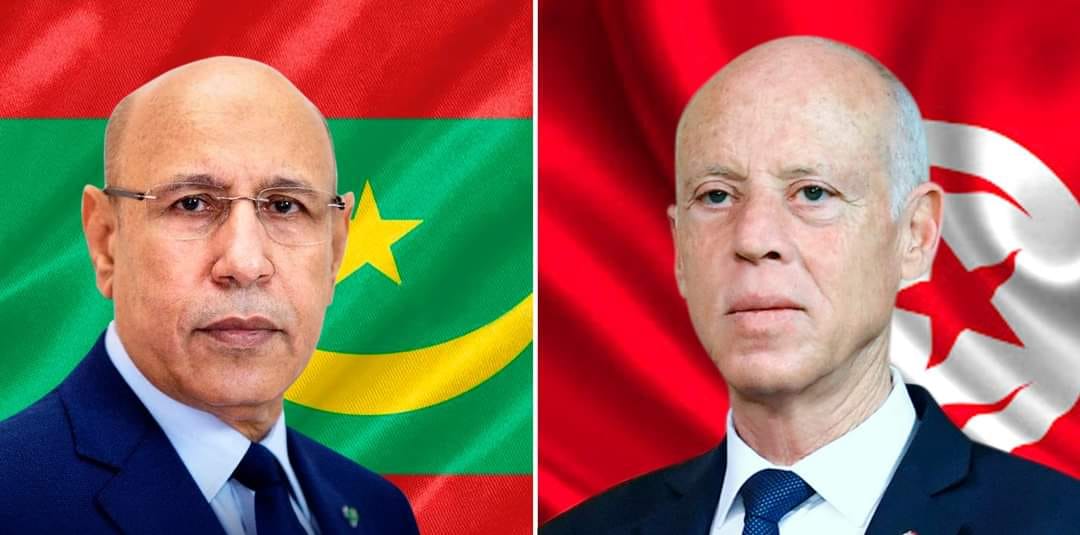 رئيس موريتانيا يهنئ قيس سعيّد بمناسبة فوزه بالرئاسية 