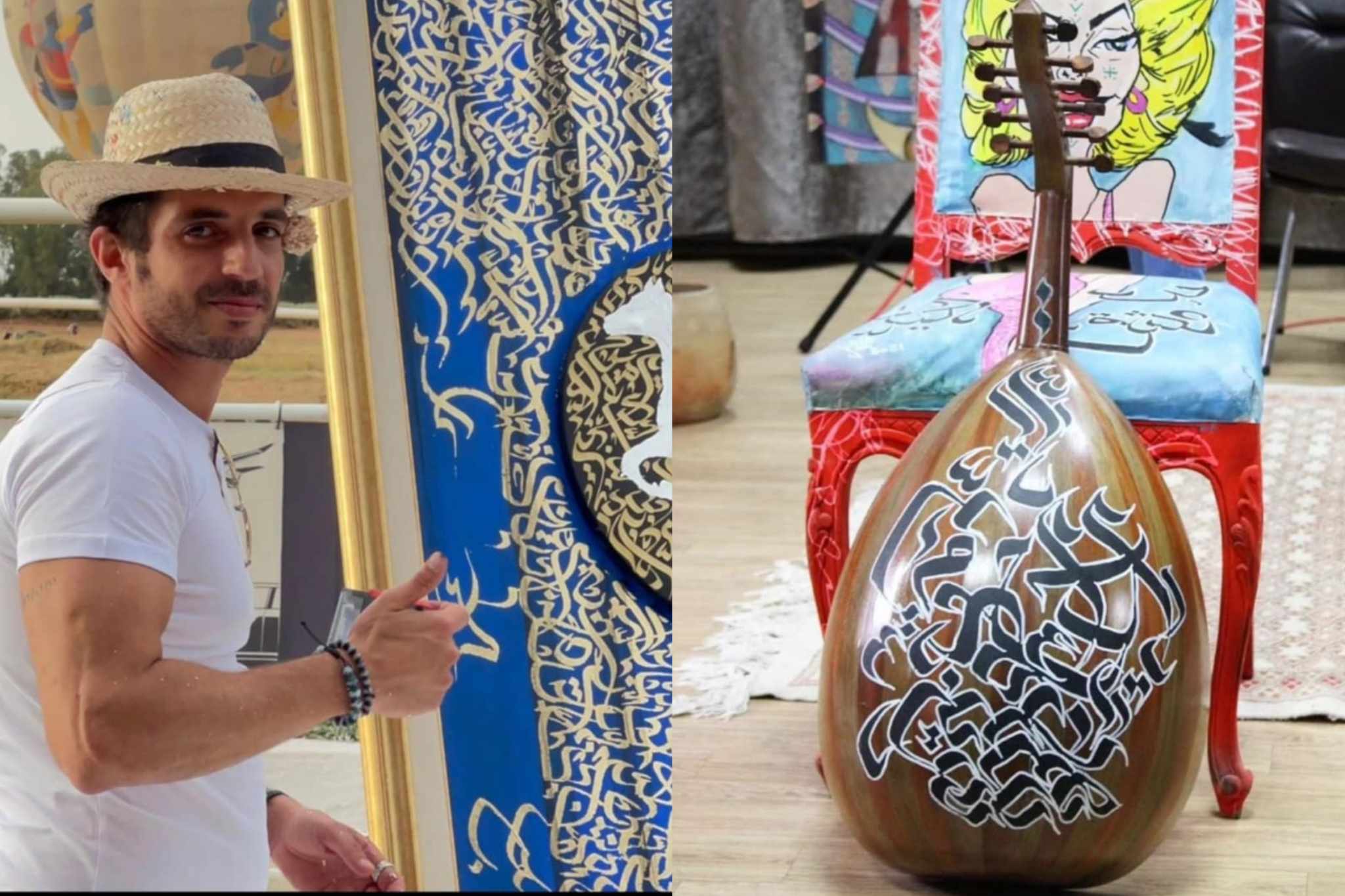 كريم براهم مضيف الطيران عاشق الفن التشكيلي.. المبدع أينما حل!