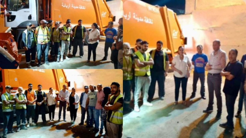 صور /تعزيز أسطول معدات النظافة لبلدية أريانة بشاحنتين ضاغطتين صور /تعزيز أسطول معدات النظافة لبلدية أريانة بشاحنتين ضاغطتين