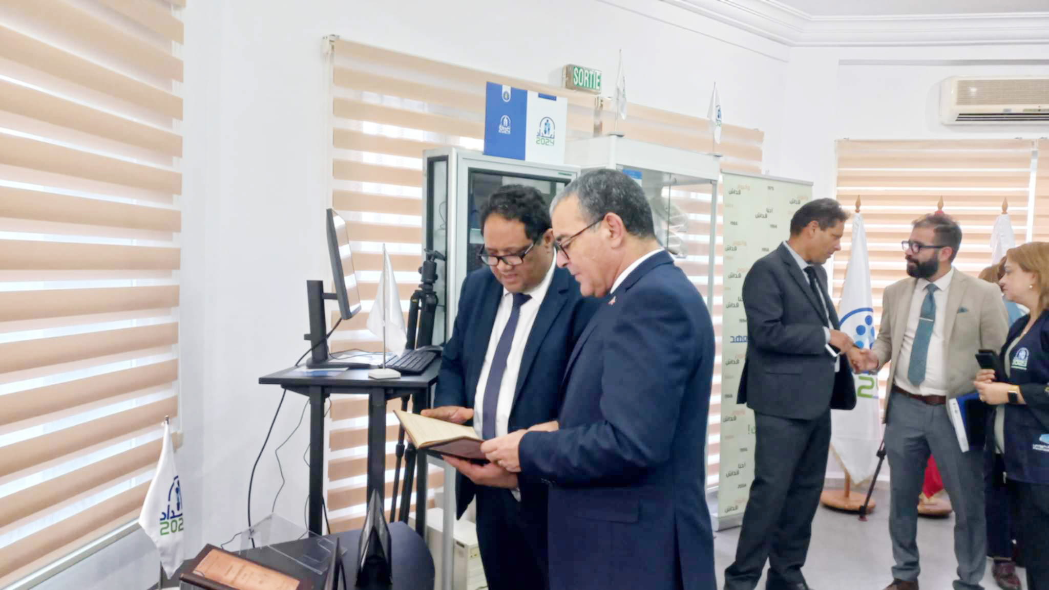 من خلال معرض صور ومخطوطات ومنشورات فريدة ونادرة ..  التعداد العام للسكان والسكنى ذاكرة المعهد الوطني للإحصاء