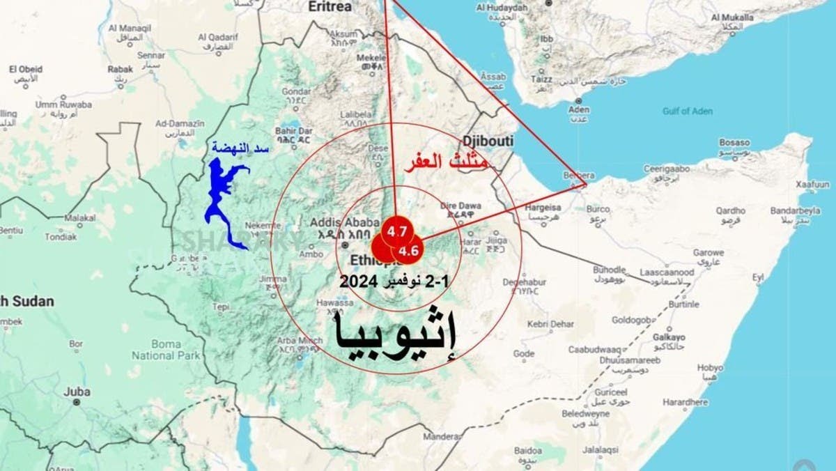  سدّ النهضة في خطر.. ثالث زلزال يضرب اثيوبيا خلال 24 ساعة