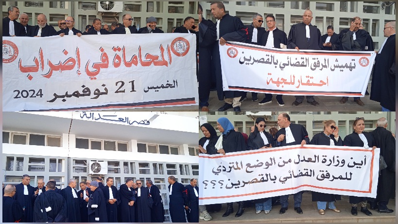 القصرين.. المحامون ينفذون اضرابا تنديدا بتردي البنية التحتية للمحاكم القصرين.. المحامون ينفذون اضرابا تنديدا بتردي البنية التحتية للمحاكم