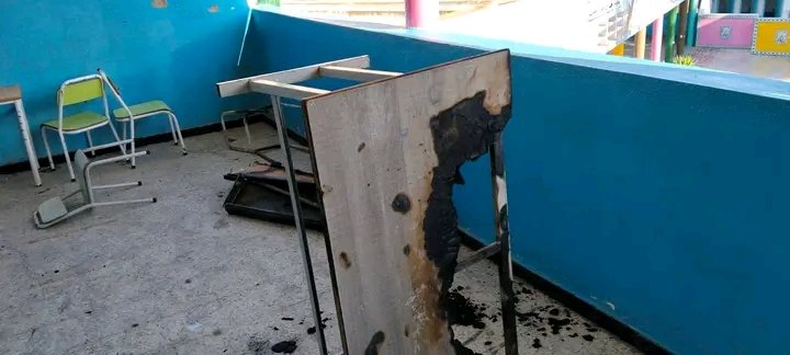 قربة..القبض على أطفال أضرموا النار عمدا بمدرسة