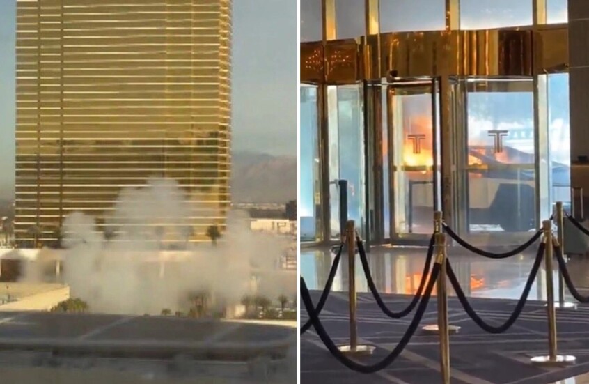 أمريكا.. قتيل و7 مُصابين إثر انفجار سيارة خارج فندق ترامب