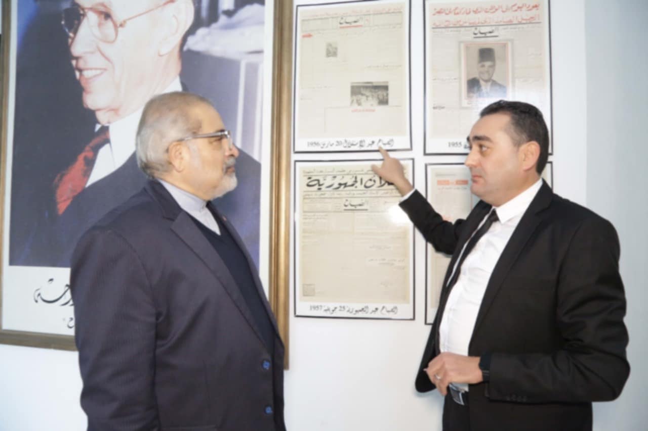  سفير إيران بتونس يزور "دار الصباح" 