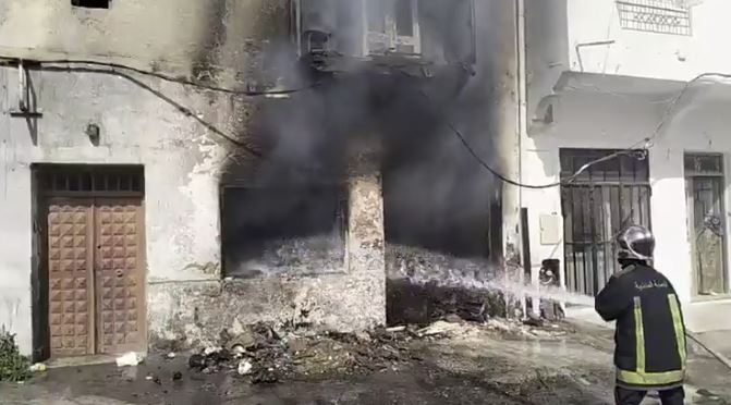 القيروان..حريق يندلع للمرة الثانية في مستودع للخردة في وسط المدينة القيروان..حريق يندلع للمرة الثانية في مستودع للخردة في وسط المدينة