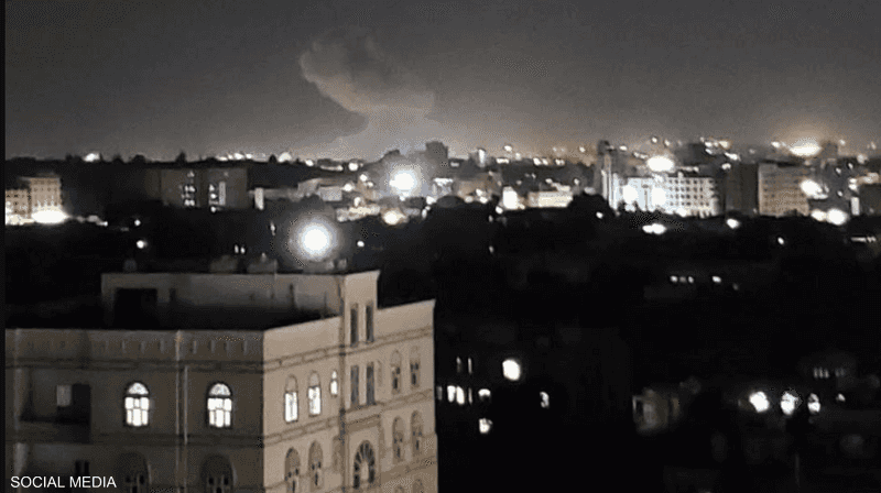 15 ضربة جوية أمريكية تستهدف الحو.ثيين في صنعاء