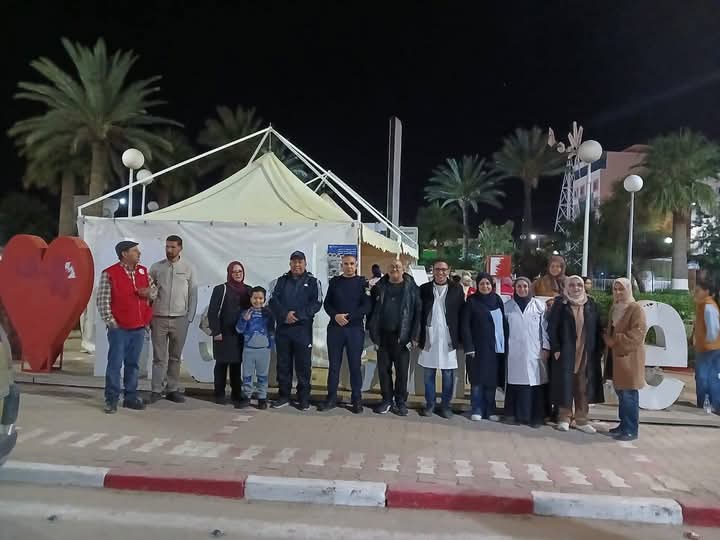 مدنين.. خيمة صحية للتقصي من امراض السكري وضغط الدم