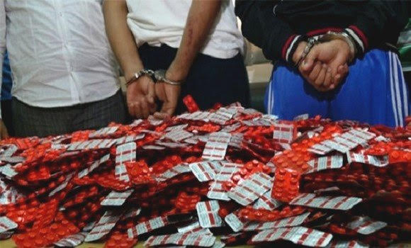 المحجوزات فاقت 100 ألف قرص خلال يومين..   شبكات تهريب الحبوب المخدرة  تتهاوى