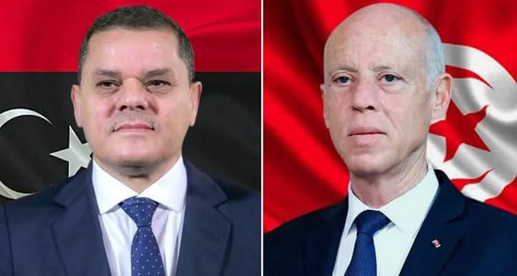 تيسير عبور المواطنين والبضائع في الاتجاهين محور مكالمة هاتفية بين رئيس الجمهورية ورئيس حكومة الوحدة الوطنية الليبية