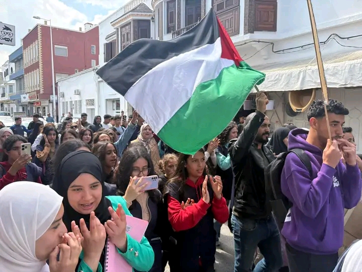 سليمان.. تلاميذ وأساتذة في نصرة القضية الفلسطينية