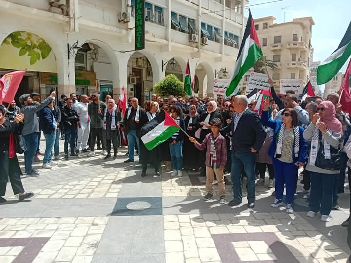   صفاقس.. مَـسيرة شعبيّة تضامنا مع الشعب الفلسطيني