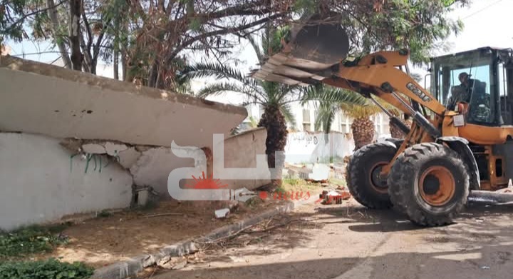  بلدية سوسة تتدخّل لإزالة أسوار مدارس مُتداعية للسقوط
