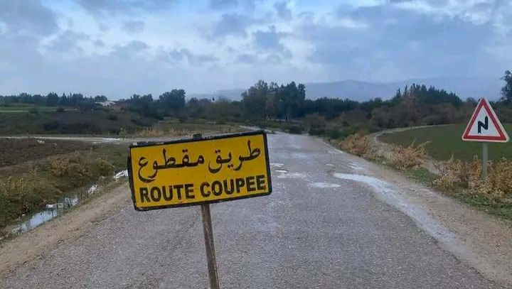  جندوبة.. طرقات مقطوعة والحماية المدنية تحذّر