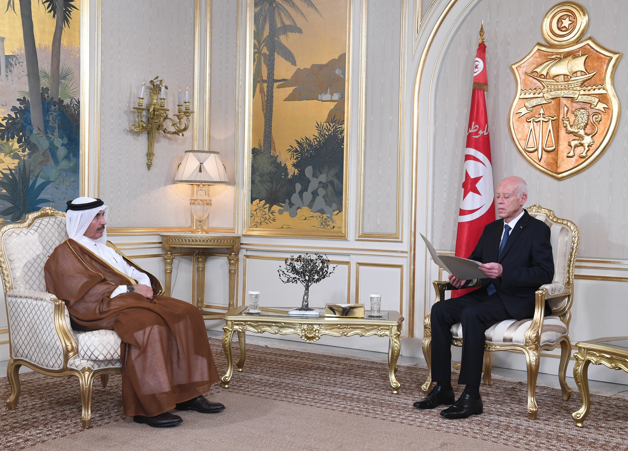 رئيس الجمهورية يتلقى دعوة للمشاركة في مؤتمر القمة العالمي الثاني للتنمية الاجتماعية بالدّوحة