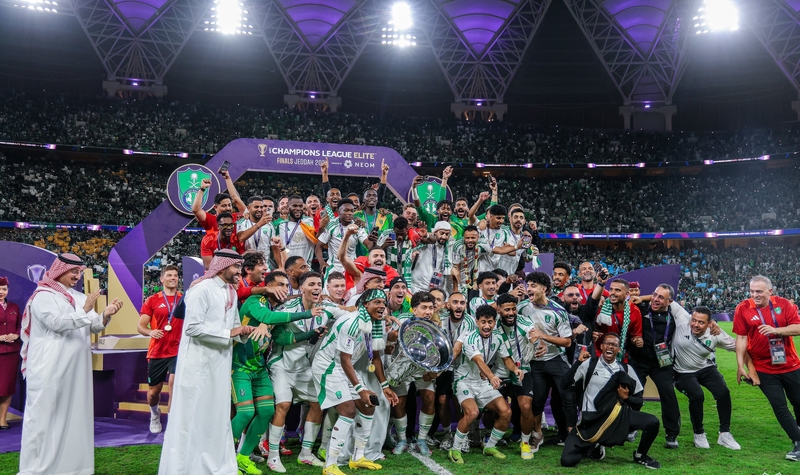 الاهلي السعودي يفوز بدوري ابطال اسيا لكرة القدم