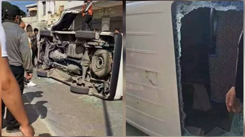 بنزرت..إصابة سبع ركاب إثر انقلاب سيارة "لواج"