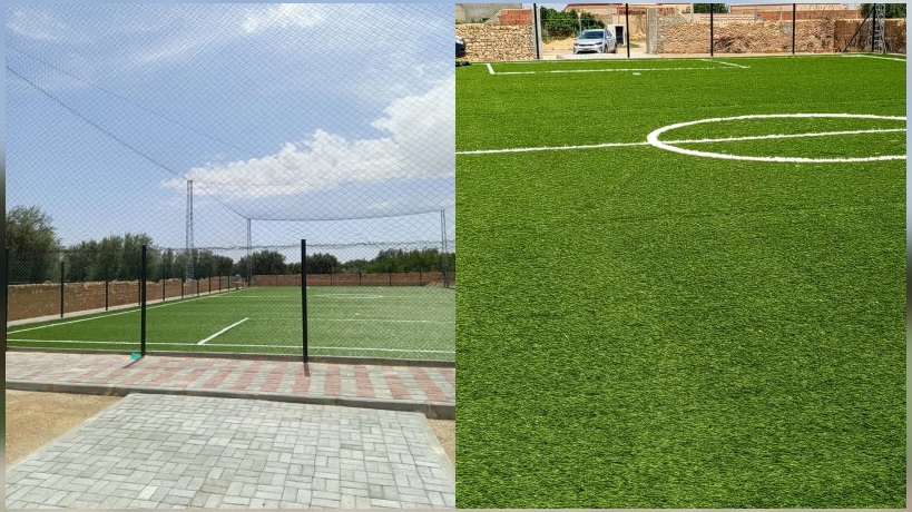  بوحجلة..استكمال أشغال ملعب الحي بالجهينة