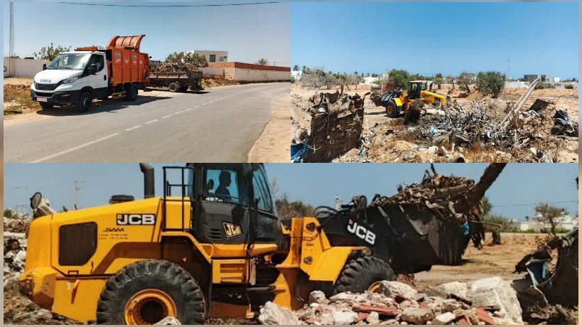  بالصور.. حملات نظافة في جربة ميدون