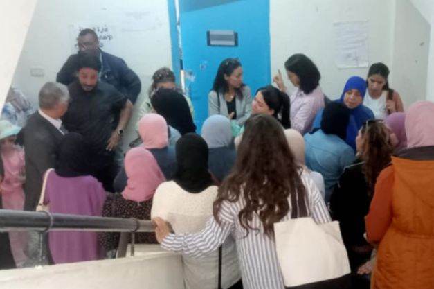 جندوبة.. الأساتذة النواب يحتجون 
