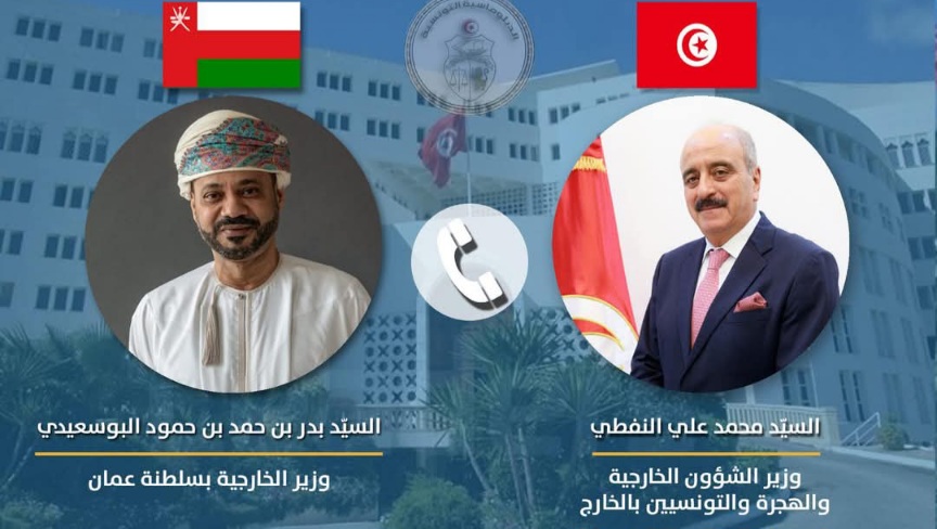  مكالمة هاتفية بين وزير الخارجية ونظيره العماني