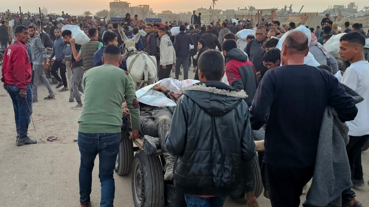 غز.ة.. استشها.د 24 شخصا قرب مركز المساعدات الأمريكي
