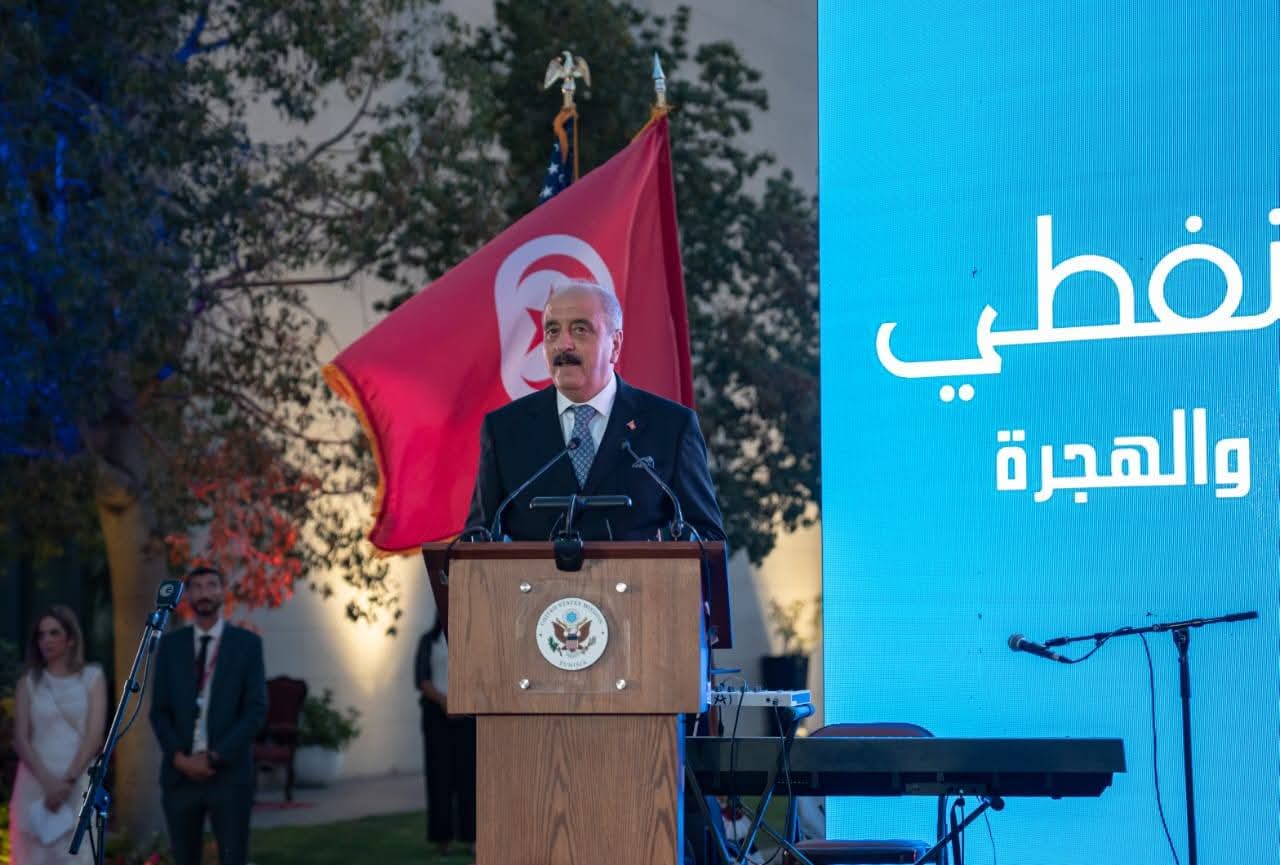 لدى مشاركته في حفل استقبال بمناسبة الاحتفال بذكرى إعلان استقلالها.. وزير الخارجية يشيد بعمق ومتانة علاقات الصداقة والتعاون القائمة بين الولايات المتحدة الأمريكية والجمهورية التونسية