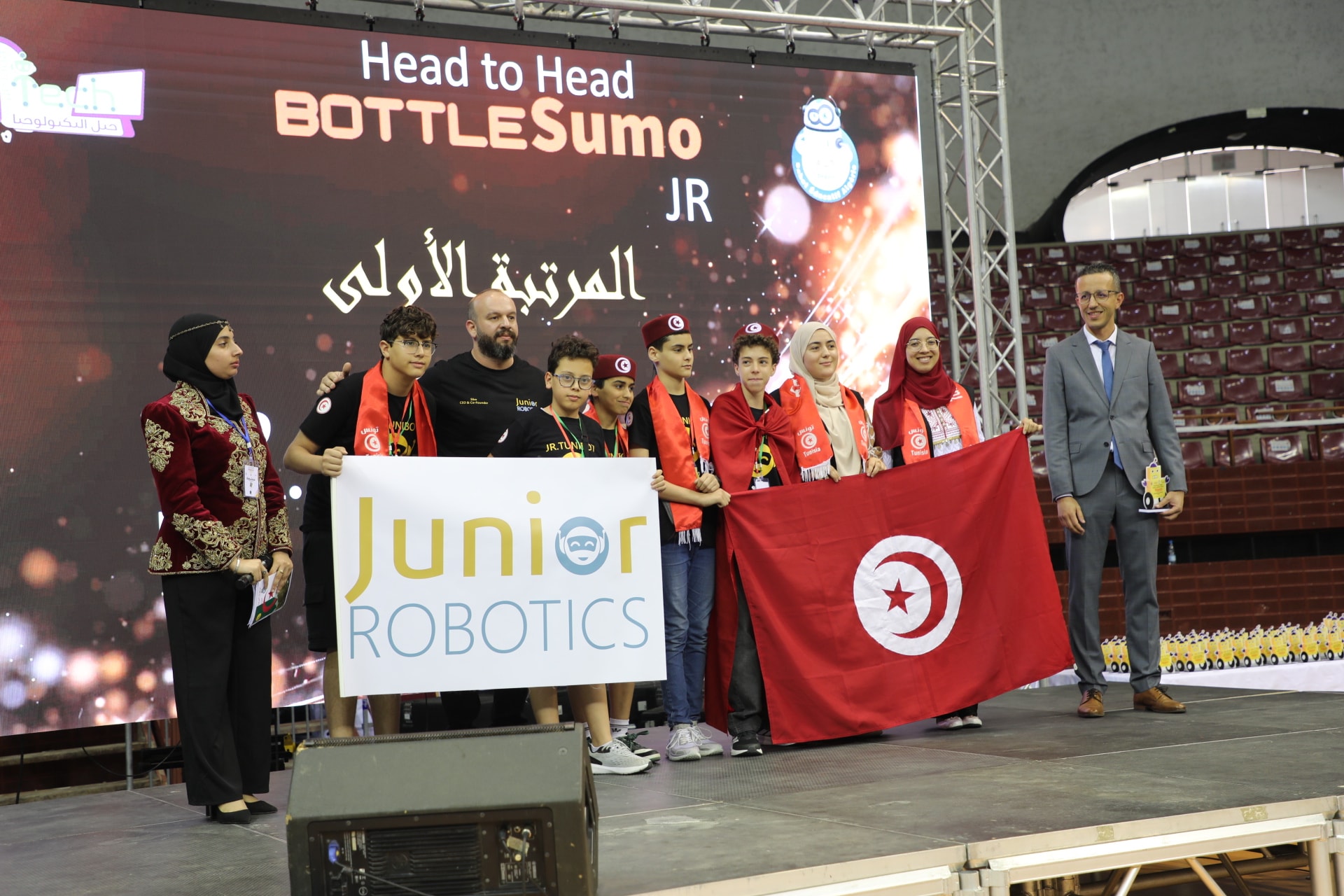 منوبة.. تونس تتوّج بـ4 جوائز أولى في النسخة الأولى من البطولة العربية للروبوت والذكاء الاصطناعي بالجزائر