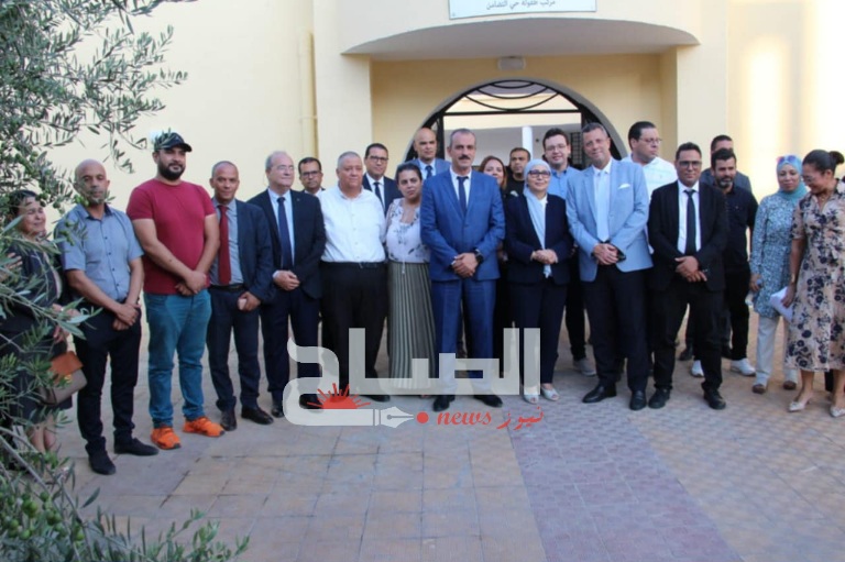 إثر تهيئته وصيانته بالشراكة مع البنك الوطني الفلاحي.. وزيرة الأسرة تفتتح نشاط مركب الطفولة التضامن 