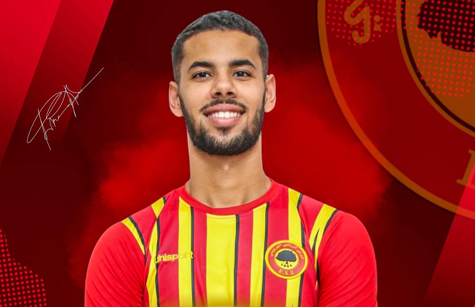 زيدان العبيدي يوقّع للترجي الجرجيسي 