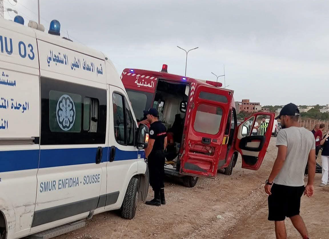   بين شط مريم وهرقلة ..حادث مرور يُسفر عن حالة وفاة وإصابات