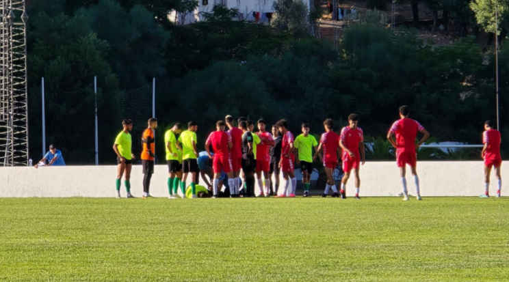 إيقاف المباراة الودية بين الأولمبي الباجي ومولدية الجزائر