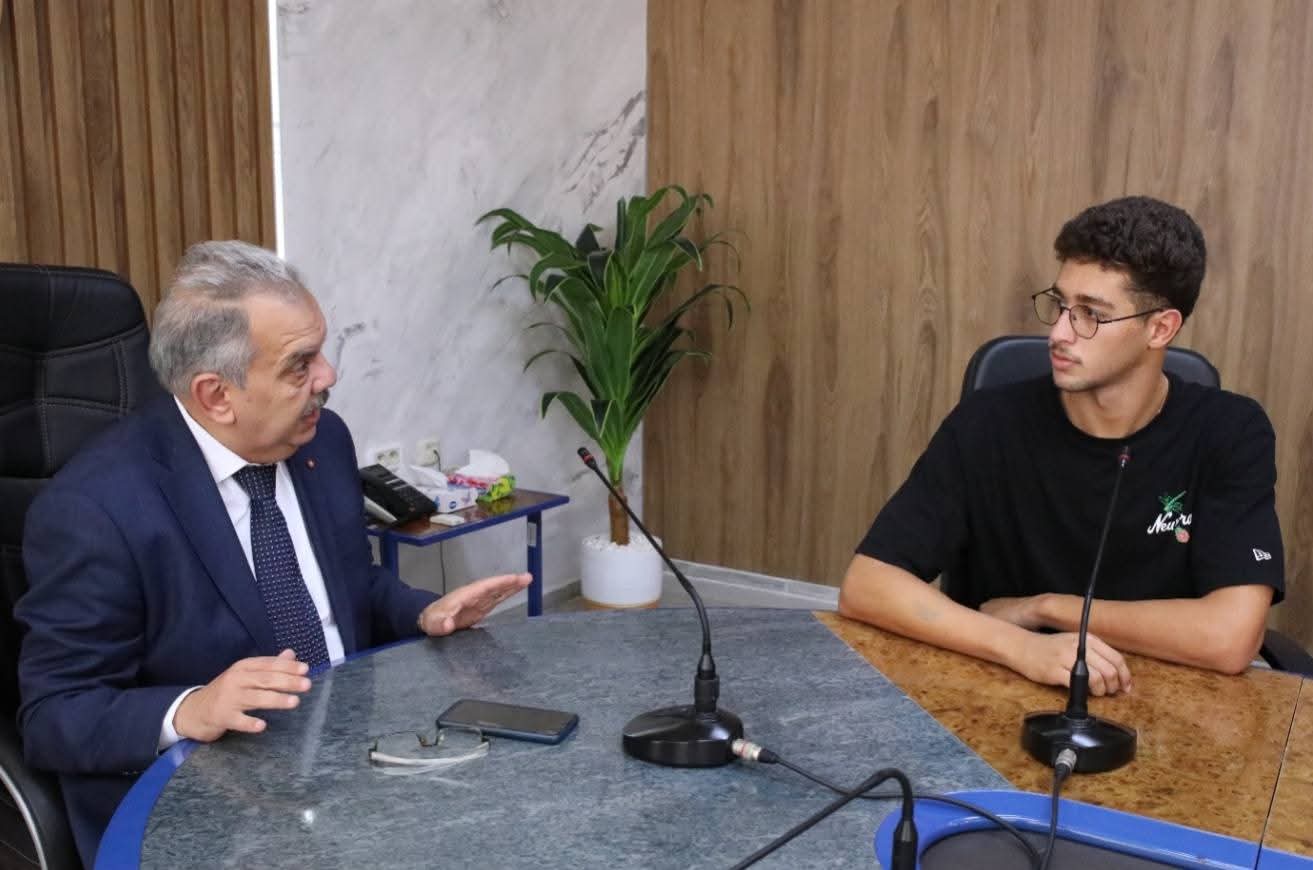 وزير الرياضة يستقبل أحمد الجوادي 