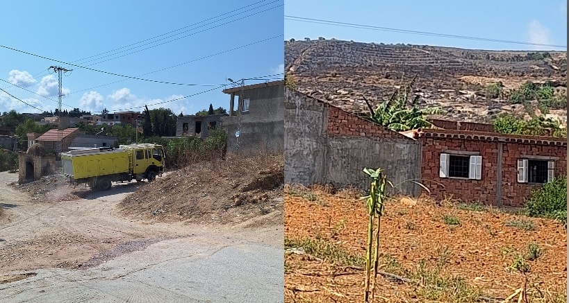  بنزرت.. السيطرة على حريق واد بورزام  