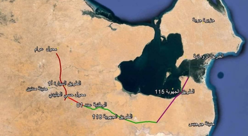  يهم القاصدين أو المغادرين لجزيرة جربة عبر البطاحات