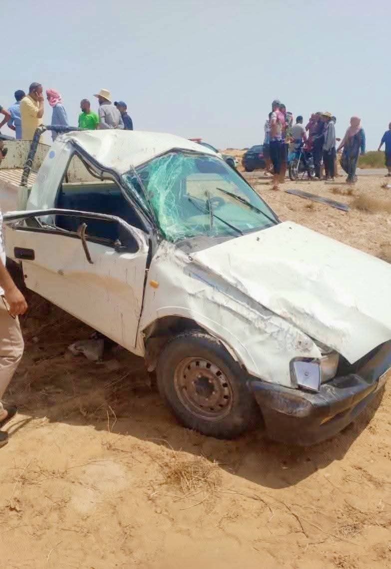 صفاقس/ بئر علي.. وفاة 3 أشخاص وإصابة 14 آخرين إثر إنقلاب شاحنة ضمن موكب زفاف 