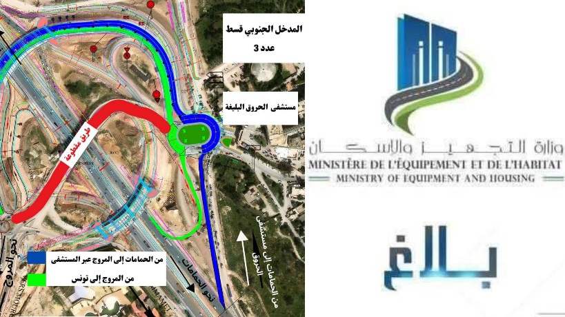 على مستوى مستشفى الحروق البليغة.. فتح جسر جديد ببن عروس أمام حركة الجولان