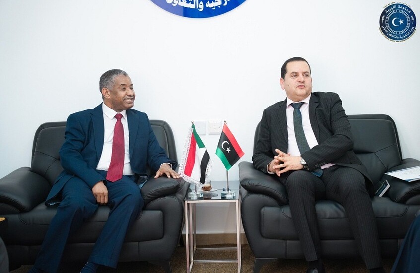  ترتيبات العودة الطوعية للجالية السودانية تتصدر لقاء ليبيا والسودان
