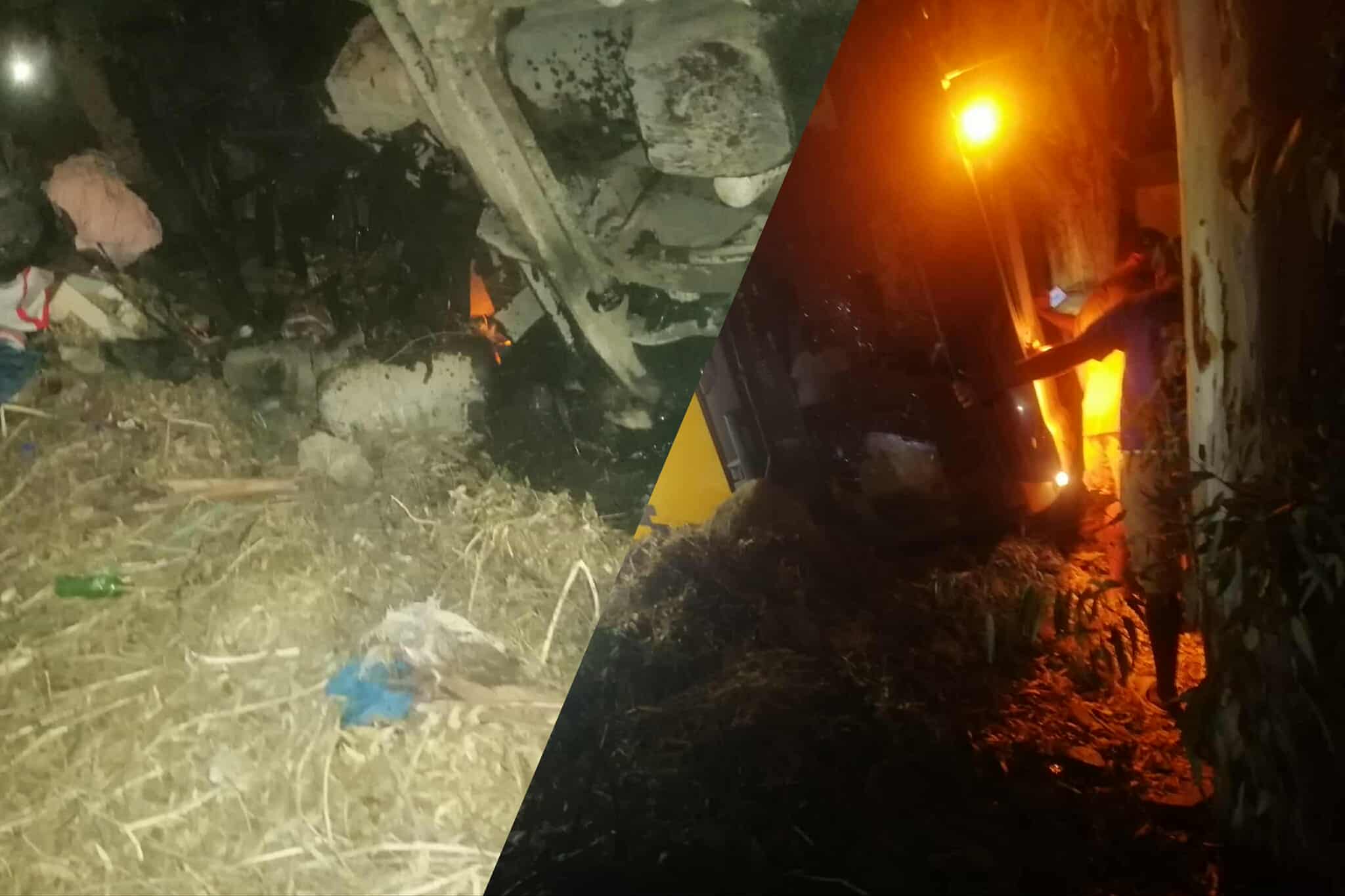 اوتيك .. وفاة أربعة أشخاص واصابة آخرين في حادث مرور شنيع 